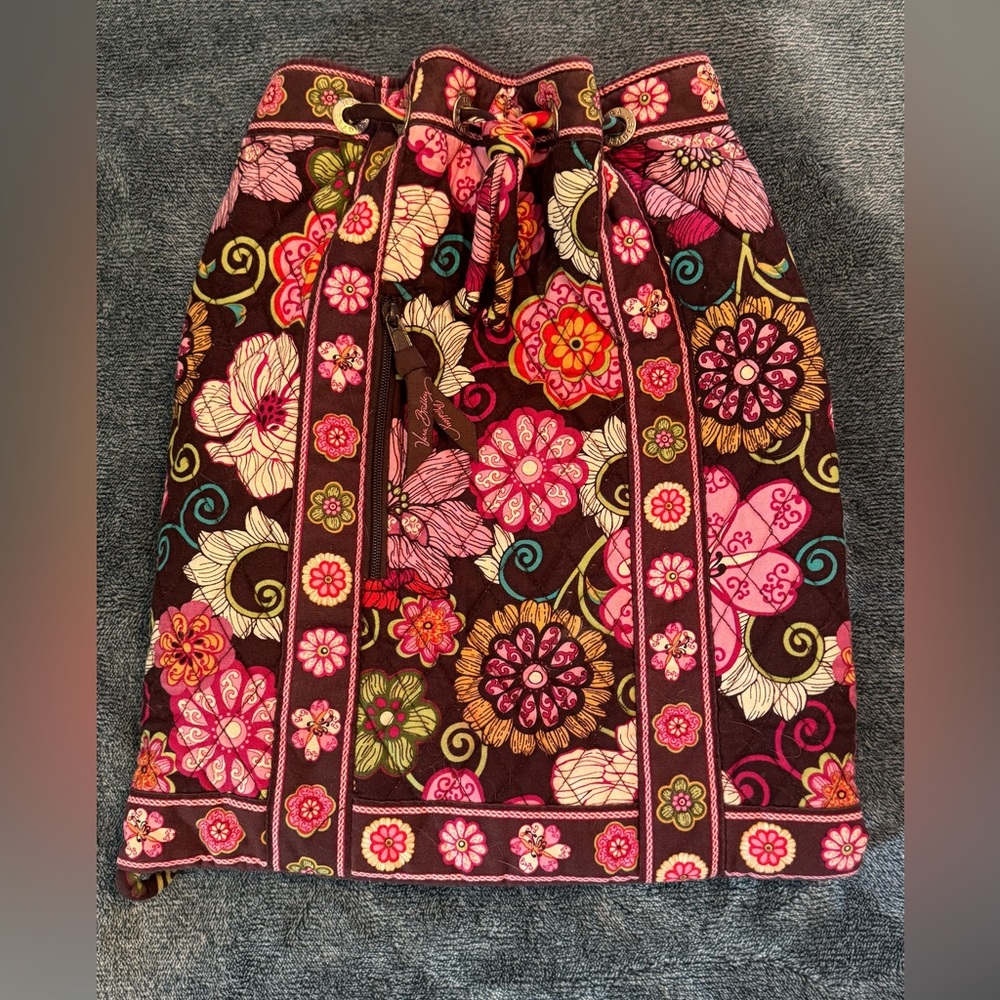 Vera Bradley Cinch top backpack
